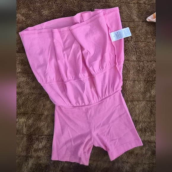 Pink and Orange Graphic Top with Skort Set - Picture 2 of 2